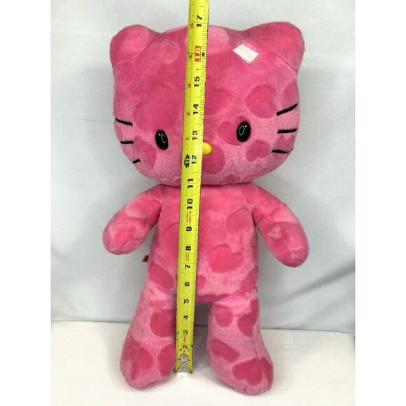 Hello Kitty Build-A-Bear Valentine's Day Pink Hearts Plush 2013 - No Bow - Picture 11 of 11